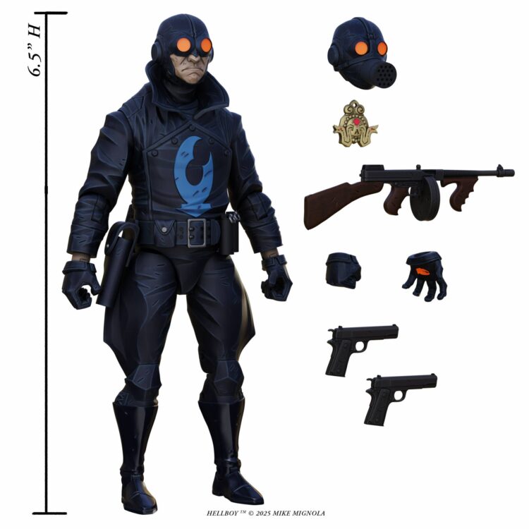 1/12 Scale Hellboy Lobster Johnson (The Iron Prometheus) Action Figure - Image 5