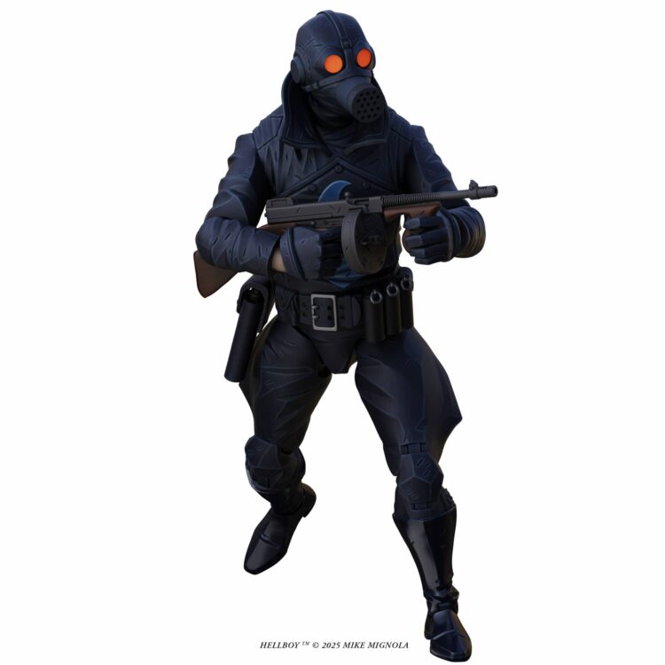 1/12 Scale Hellboy Lobster Johnson (The Iron Prometheus) Action Figure - Image 4