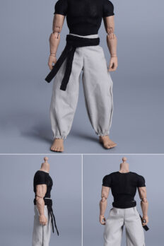 1/12 Scale High-Elastic Slim-Fit Short-Sleeve T-Shirt fit 6" action figure