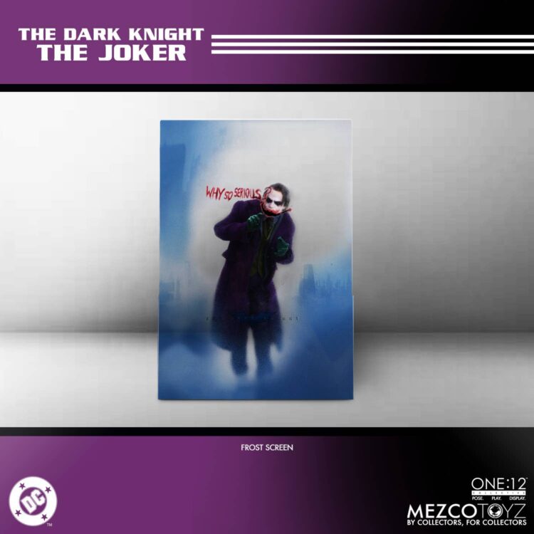 1/12 Scale MEZCO TOYZ The Dark Knight - The Joker Action Figure - Image 14