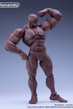 1/12 Scale Romankey X COWL UMS003 Male Body Big Guy (Suntan Skin)