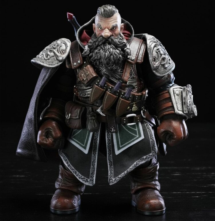 1/12 Scale Star and Sail Studio Eternal Expedition: Dwarf Assassin Verdred Anvil - Image 4