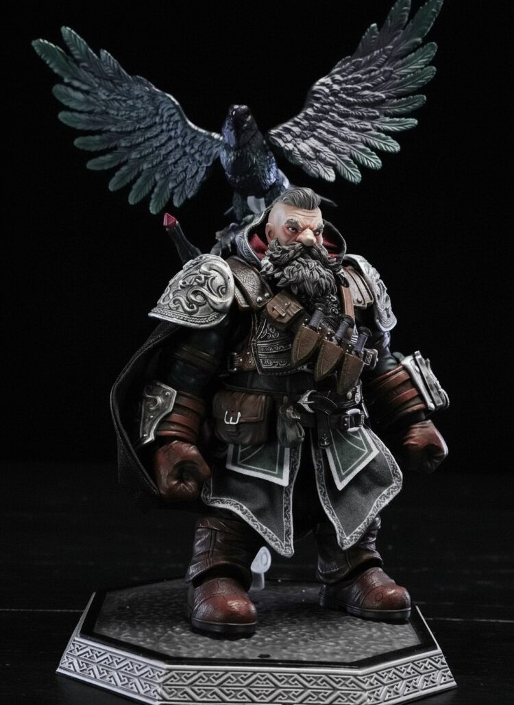 1/12 Scale Star and Sail Studio Eternal Expedition: Dwarf Assassin Verdred Anvil - Image 3