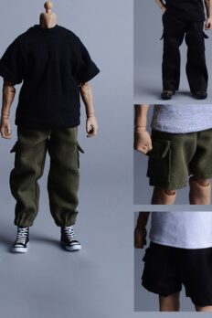1/12 Scale Utility Long Pants for 6-Inch Articulated Trendy Action Figures
