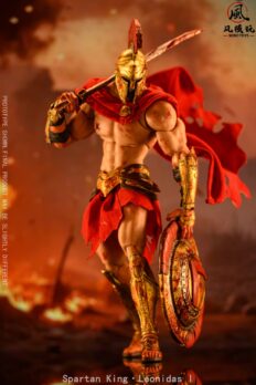 1/12 Scale Wind Toys Spartan King Leonidas I Damaged Edition