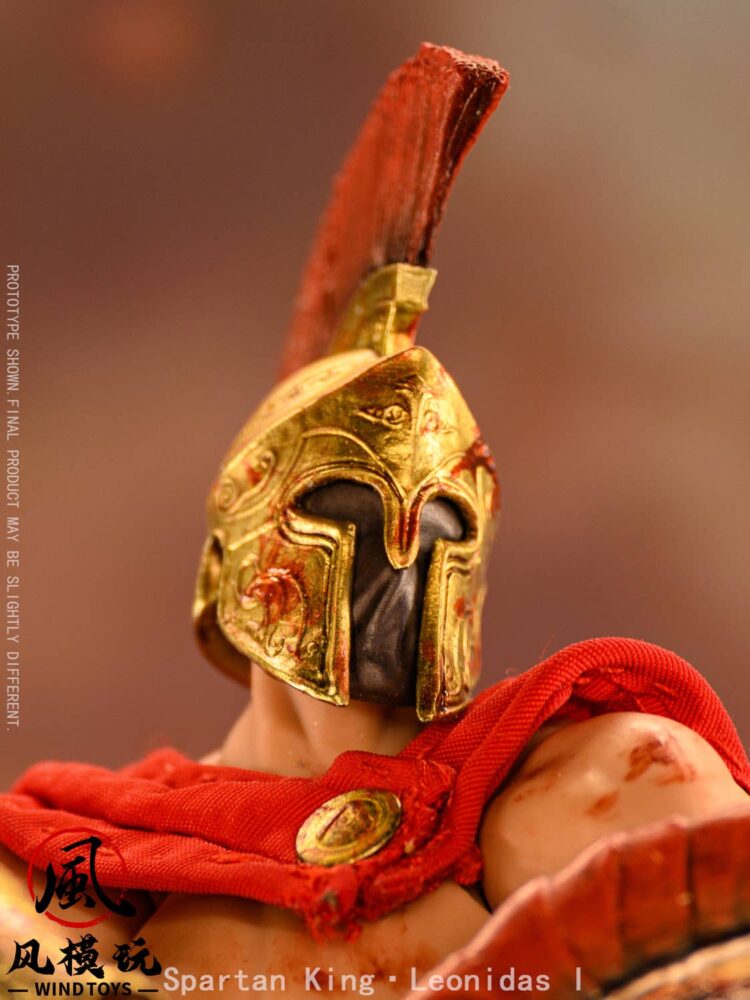 1/12 Scale Wind Toys Spartan King Leonidas I Damaged Edition - Image 9