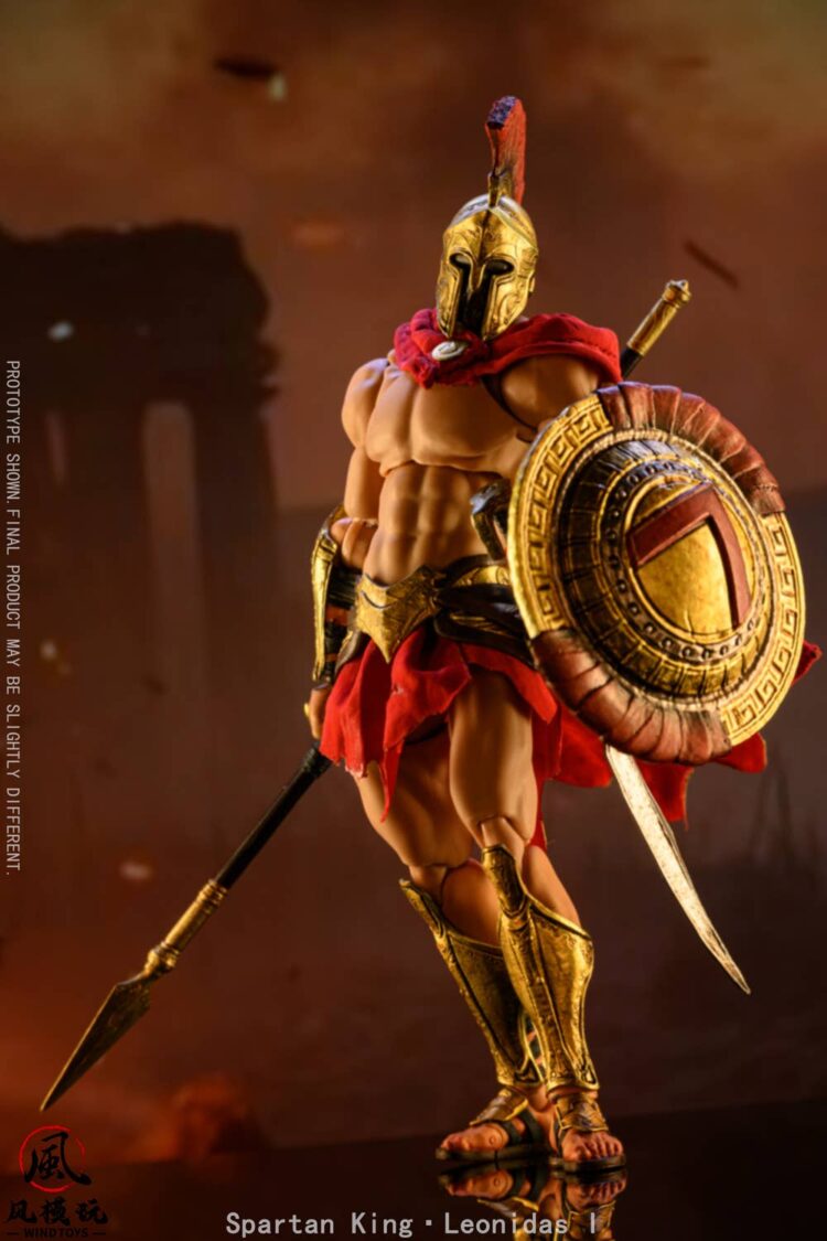 1/12 Scale Wind Toys Spartan King Leonidas I Standard Edition - Image 4