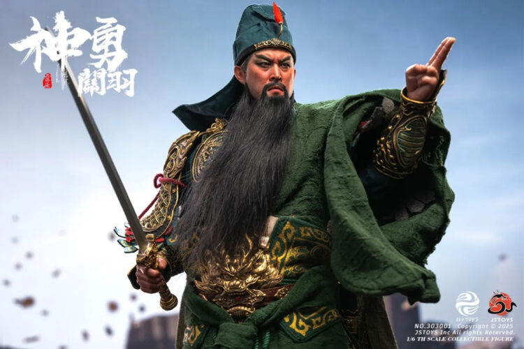 1/6 Scale 303TOYS X JSTOYS 303001 Three Kingdoms Series - Mighty Guan Yu (Yunchang) Standard Edition Action Figure - Image 9