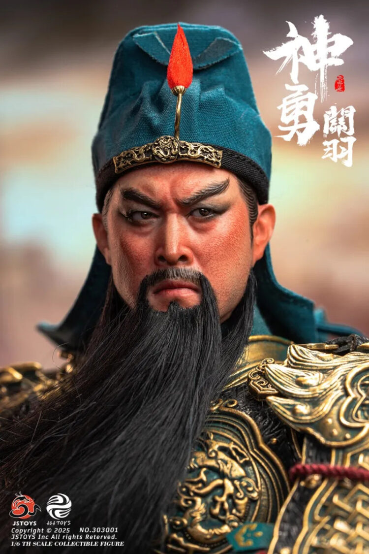 1/6 Scale 303TOYS X JSTOYS 303001 Three Kingdoms Series - Mighty Guan Yu (Yunchang) Standard Edition Action Figure - Image 5