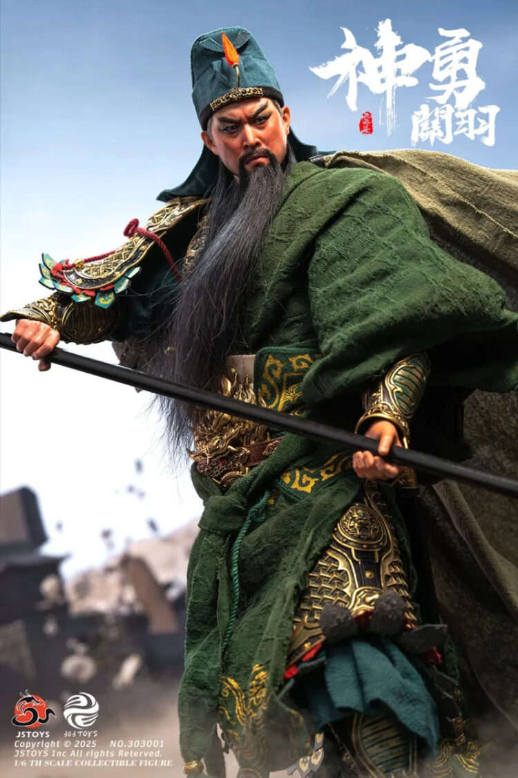 1/6 Scale 303TOYS X JSTOYS 303001 Three Kingdoms Series - Mighty Guan Yu (Yunchang) Standard Edition Action Figure - Image 8