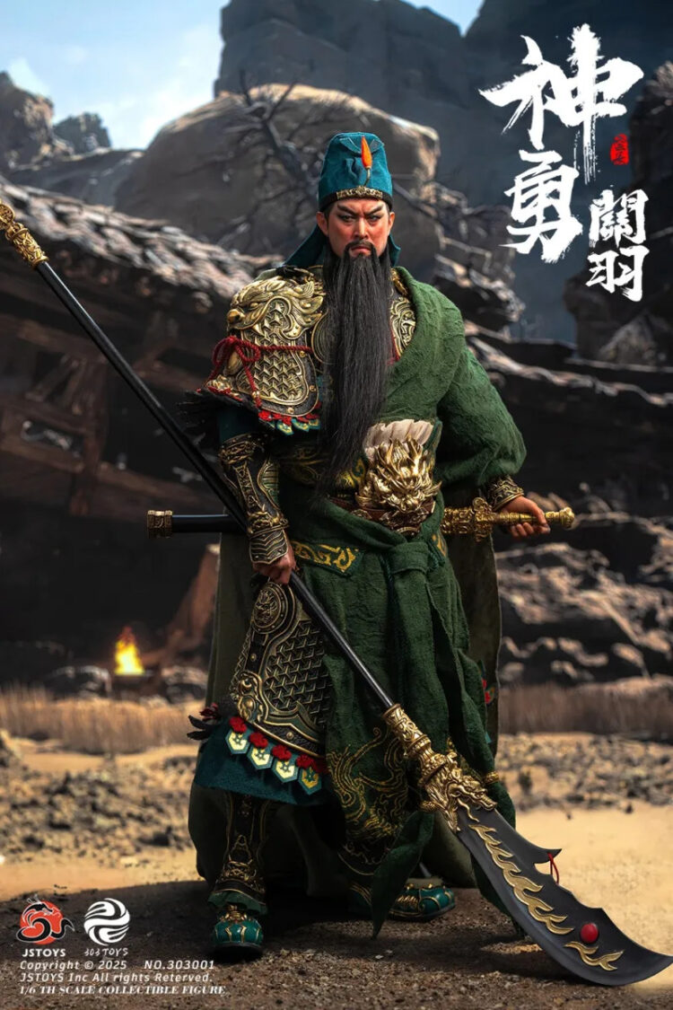 1/6 Scale 303TOYS X JSTOYS 303001 Three Kingdoms Series - Mighty Guan Yu (Yunchang) Standard Edition Action Figure - Image 11