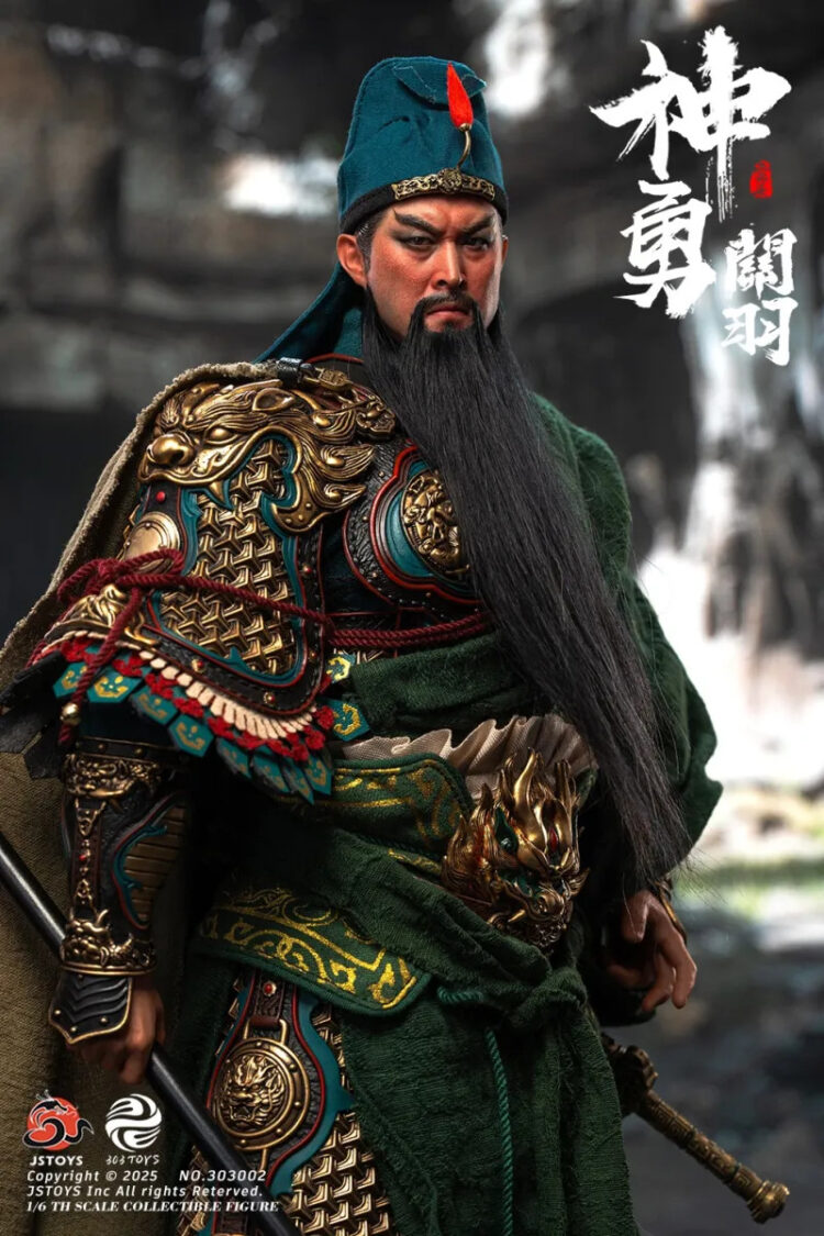 1/6 Scale 303TOYS X JSTOYS 303002 Three Kingdoms Series - Mighty Guan Yu (Yunchang) Exclusive Edition - Image 3