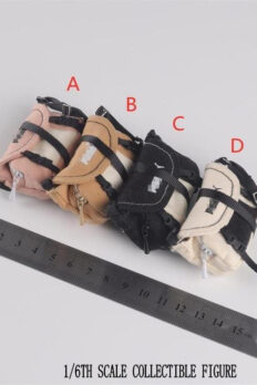 1/6 Scale CCTOYS Branded Sports Backpack, Crossbody Bag, Casual Canvas Bag