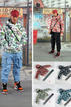 1/6 Scale CCTOYS Trendy Fleece Hoodie Sportswear Outfit
