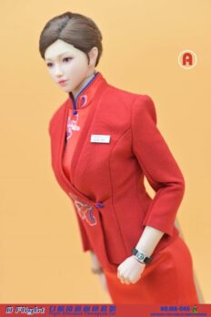 1/6 Scale Cuke Toys MA046A D Flight Attendant Red Cheongsam