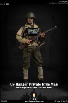 1/6 Scale Facepool FP-020 WWII US Ranger Private Rifle Man France 1944
