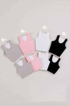 1/6 Scale Female Figure Basic Sports Fashion Tank Top