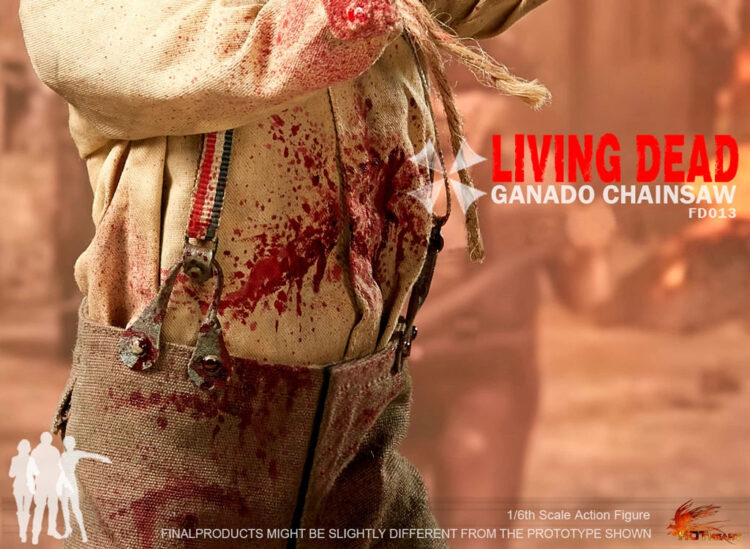 1/6 Scale Hot Heart FD013 Living Dead - Ganado Chainsaw Action Figure - Image 9