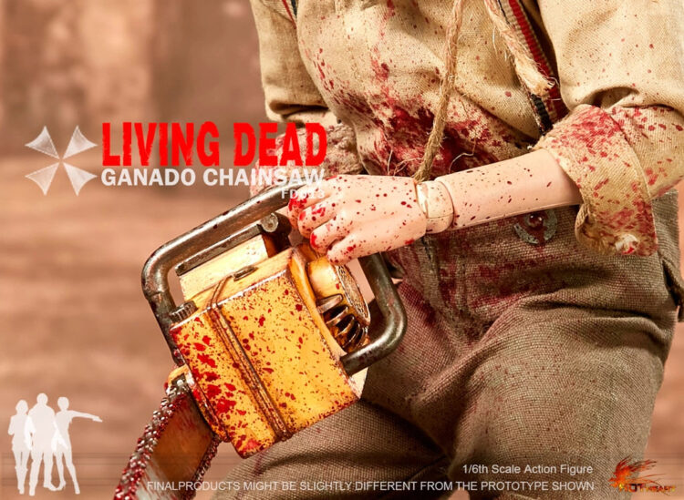 1/6 Scale Hot Heart FD013 Living Dead - Ganado Chainsaw Action Figure - Image 10