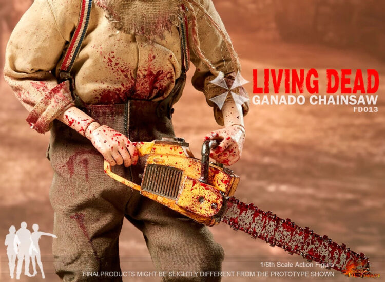 1/6 Scale Hot Heart FD013 Living Dead - Ganado Chainsaw Action Figure - Image 11