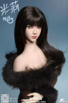 1/6 Scale JKToys K-007A Milly - Asian Beauty Moveable Eyes Head Sculpt