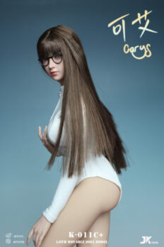 1/6 Scale JKTOYS K011C Carys with Movable Eyes, K-011C+ Version with Glasses ( Asian Beauty Head Sculpt)