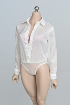 1/6 Scale Lightweight Semi-Transparent Shirt Clothing Accessory