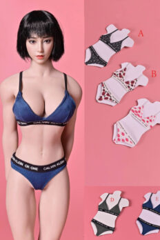 1/6 Scale Multicolor Classic Cross-Strap Lingerie Outfit Accessory – Fits TBL Female Figures