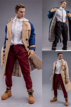 1/6 Scale SA Toys SA001 Trendy Casual Agent-Style Coat Set, Suitable for Male Figures