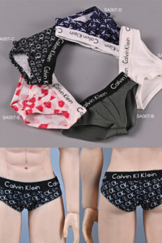 1/6 Scale SA Toys SA007 Male Action Figure Clothing Accessories – Multi-Color Trendy Men’s Briefs