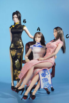 1/6 Scale SA Toys SA051 New Chinese-Style Printed Qipao, Compatible with TBL Seamless Female Bodies