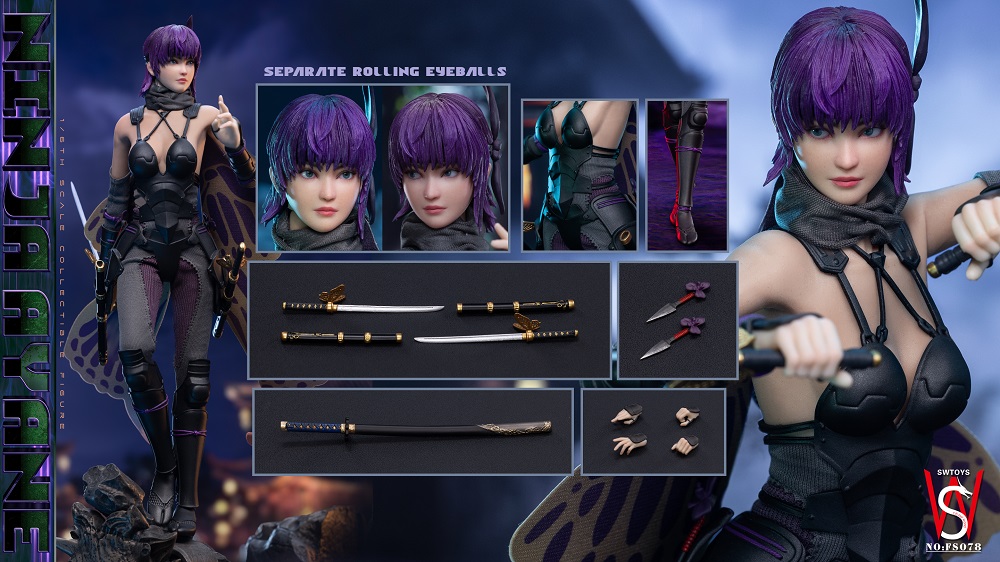 1/6 Scale SW Toys FS078 Ninja Ayane Collectibles Figure - Image 16