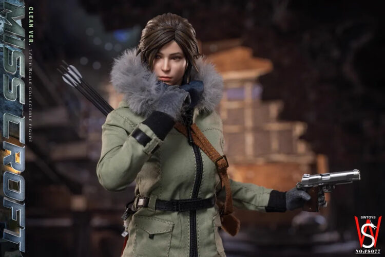 1/6 Scale SWTOYS FS077 Miss Croft Action Figure Clean Version - Image 8