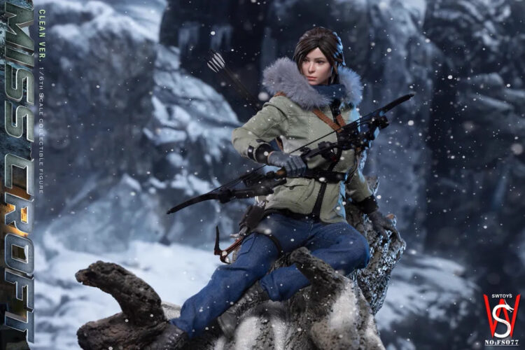 1/6 Scale SWTOYS FS077 Miss Croft Action Figure Clean Version - Image 9
