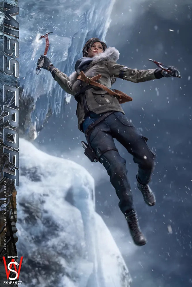 1/6 Scale SWTOYS FS077 Miss Croft Action Figure Clean Version - Image 3