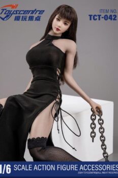 1/6 Scale Toys Centre TCT-042 Women’s Sexy High Waist Hollow Double Slit Strap Dress