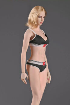 1/6 Scale Triangle Sports Bra for Seamless Female Figure Bodies