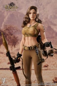 1/6 Scale Very Cool VCF-2069A Desert Female Soldier Thalia Brown Hair Female action figure