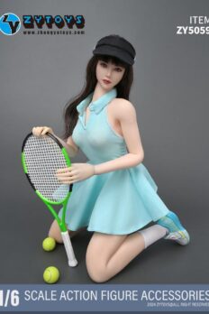 1/6 Scale ZYTOYS ZY5059 Tennis Girl Sports Outfit – Figure Model Clothing Accessories