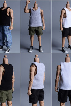 1/12 Scale Utility Slim-Shoulder Tank Top for 6" action figures