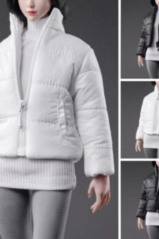 1/6 Scale Trendy Puffer Jacket – 12-Inch Outerwear Compatible with PH / TBL, Durable