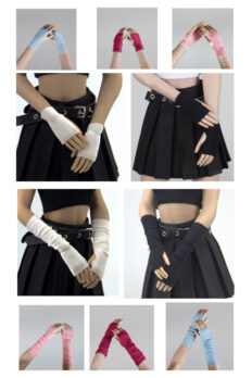 1/6 Scale Stretch Gloves & Joint-Cover Arm Sleeves