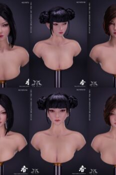 1/6 Scale YMTOYS YMT074 "Xiang" Female Head Sculpt