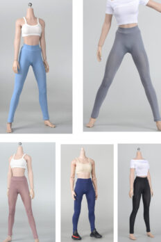 1/6 Scale Tight Pants / Yoga Pants / Stretch High-Waist Leggings