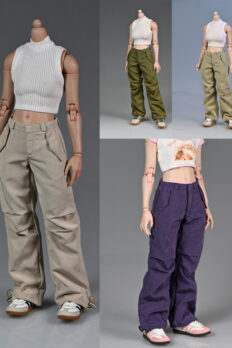 1/6 Scale Paratrooper Cargo Pants, 12-Inch Articulated Figure Clothing Accessory
