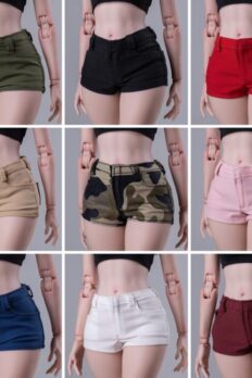 1/6 Scale CTC-005 Stretch Hot Pants — Compatible with TBL Thick-Leg Bodies AT202 / AT203