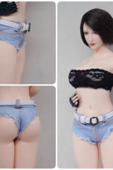 1/6 Scale Ultra-Short Hot Pants Denim Shorts Clothing Accessories Fit 12" female doll aciton figure