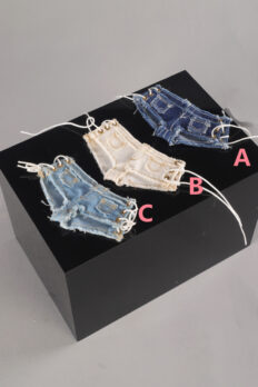 1/6 Scale CCTOYS Trendy Figure Outfit – Women’s Denim Shorts, Sexy Lace-Up Hot Pants