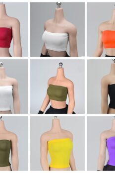 1/6 Scale T-Shirts & Tube Tops for 12" action figure