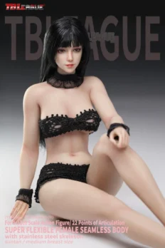1/12 Scale TBLeague TB-DD02XSH Medium Breast Suntan Seamless Female Body